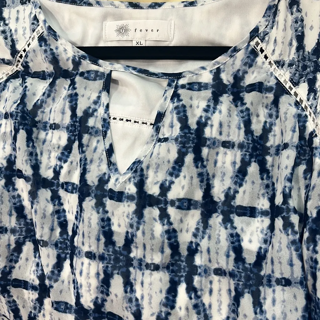 Fever cold shoulder dress Blue Size XL - Image 2