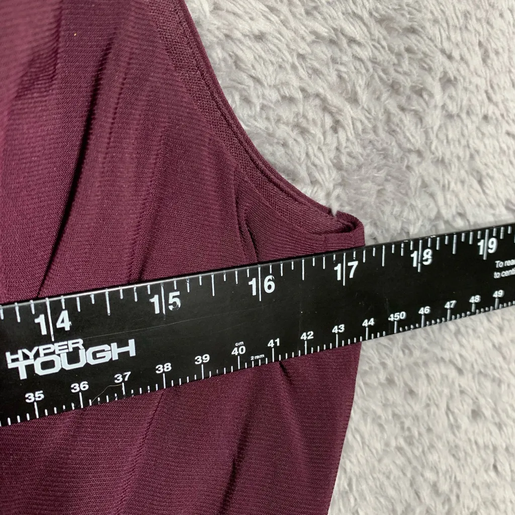 SL Fashions Women’s Size 12 Purple Tiered Ruffle Cocktail Dress with Bolero Jack - Image 7