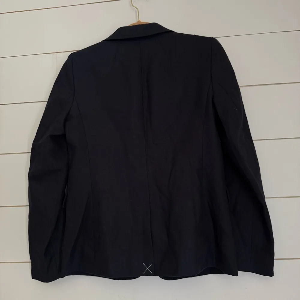 NWT J. Crew Rhodes Blazer Navy Blue Linen Women’s 8 - Image 9