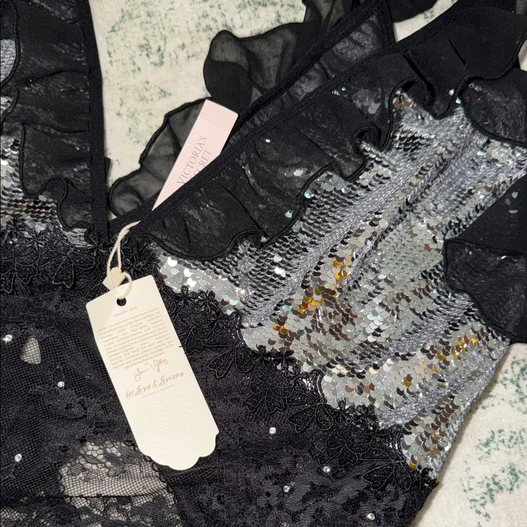 For love & lemons 🍋 maia teddy Lace Bodysuit - Image 5