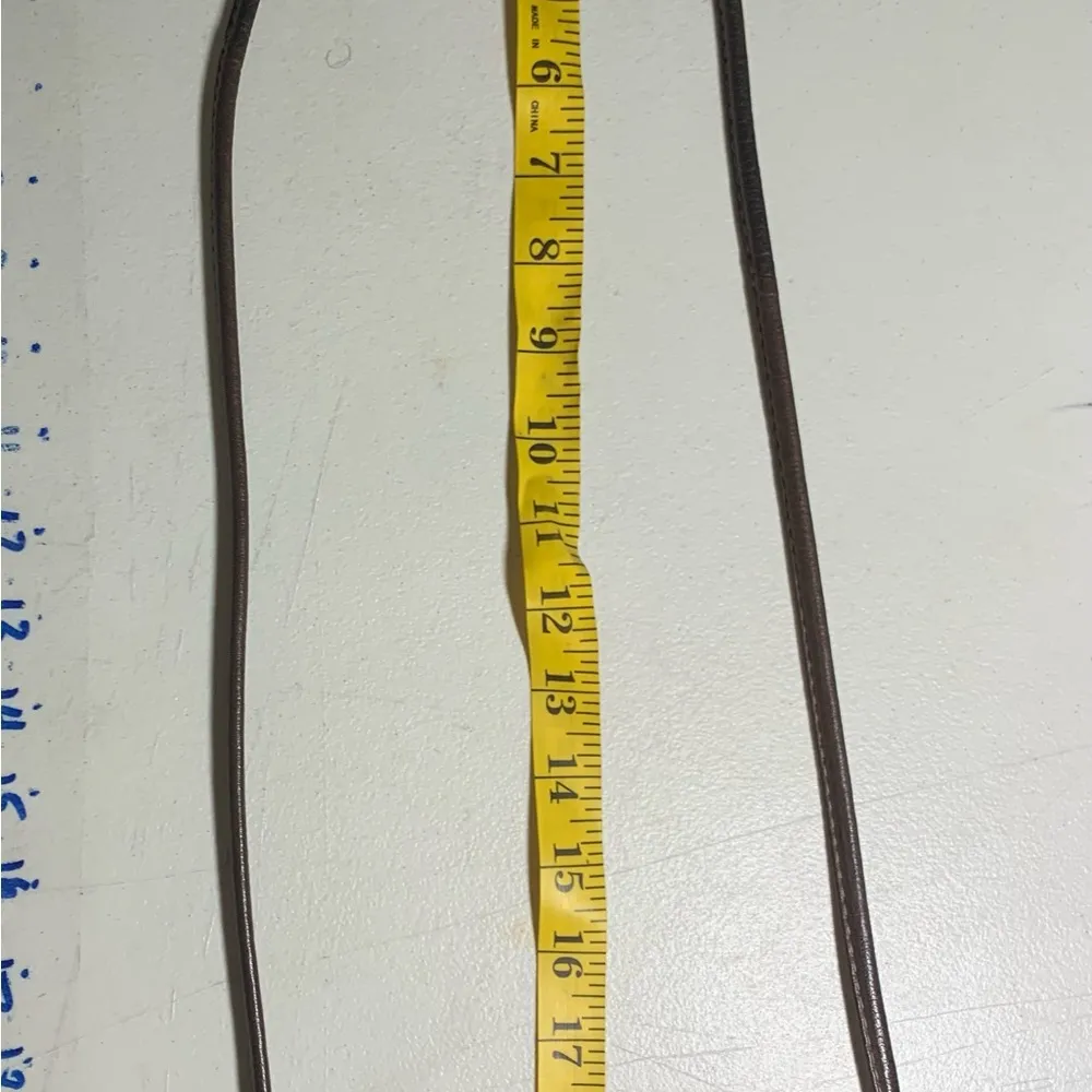 Fossil Brown Leather Small Crossbody Purse.        1936 - Image 6