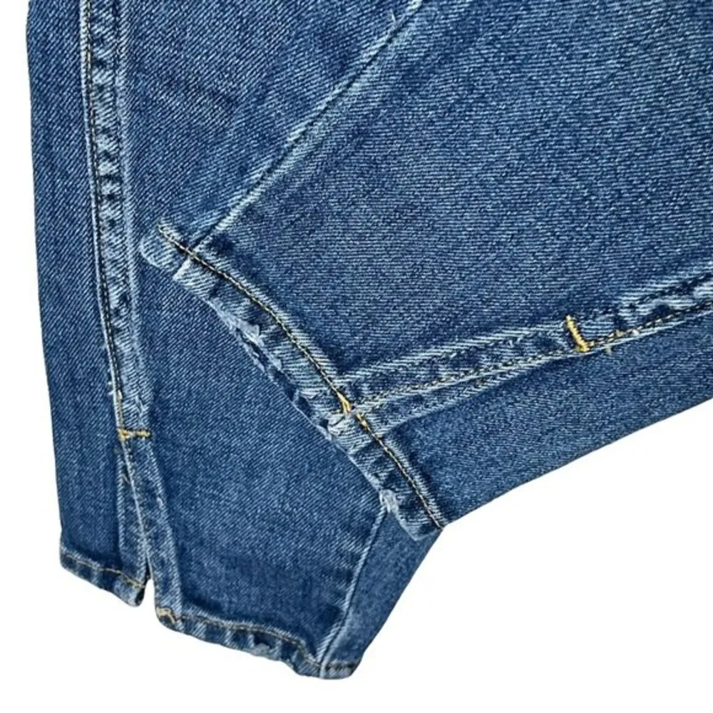 AMO Twist Dive Bar Women's Skinny High Waist Jeans Size 26 Blue - Image 10