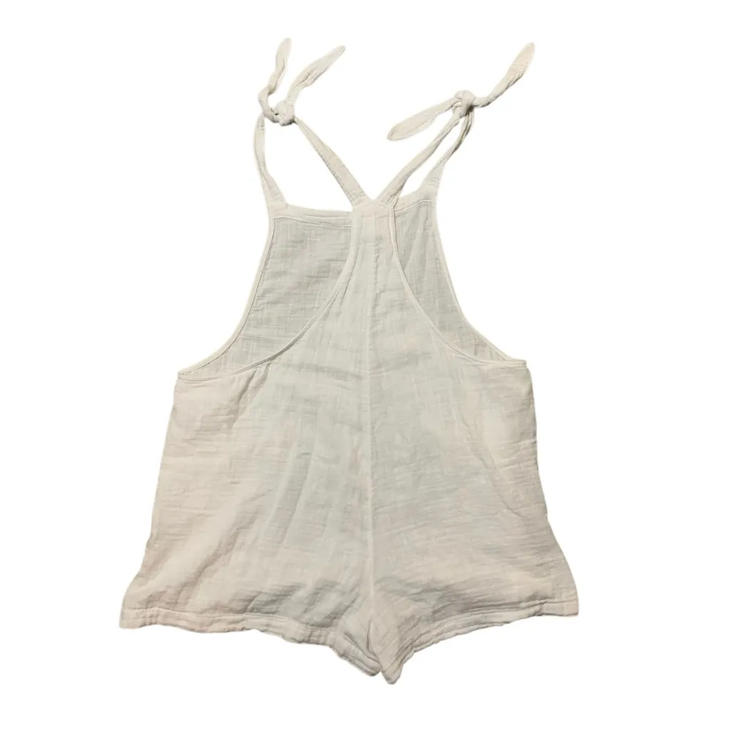 Aerie Shortalls white 100% cotton size L - Image 2