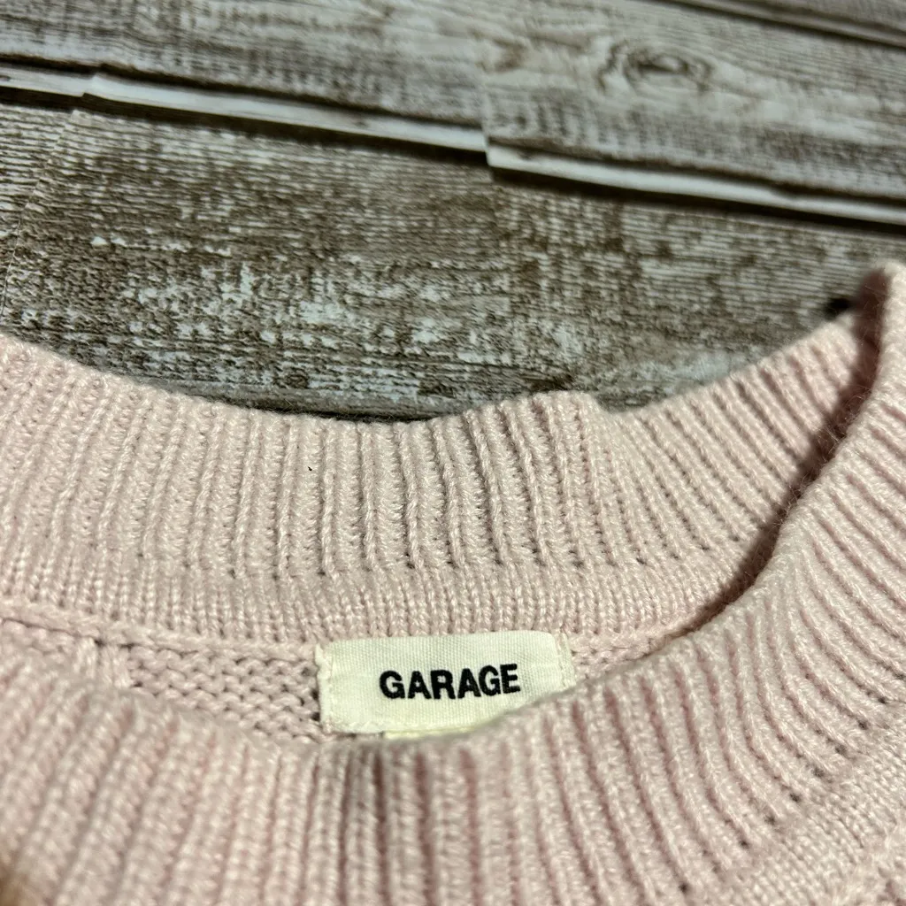 Garage  Light Pink Knit Sweater - Image 3