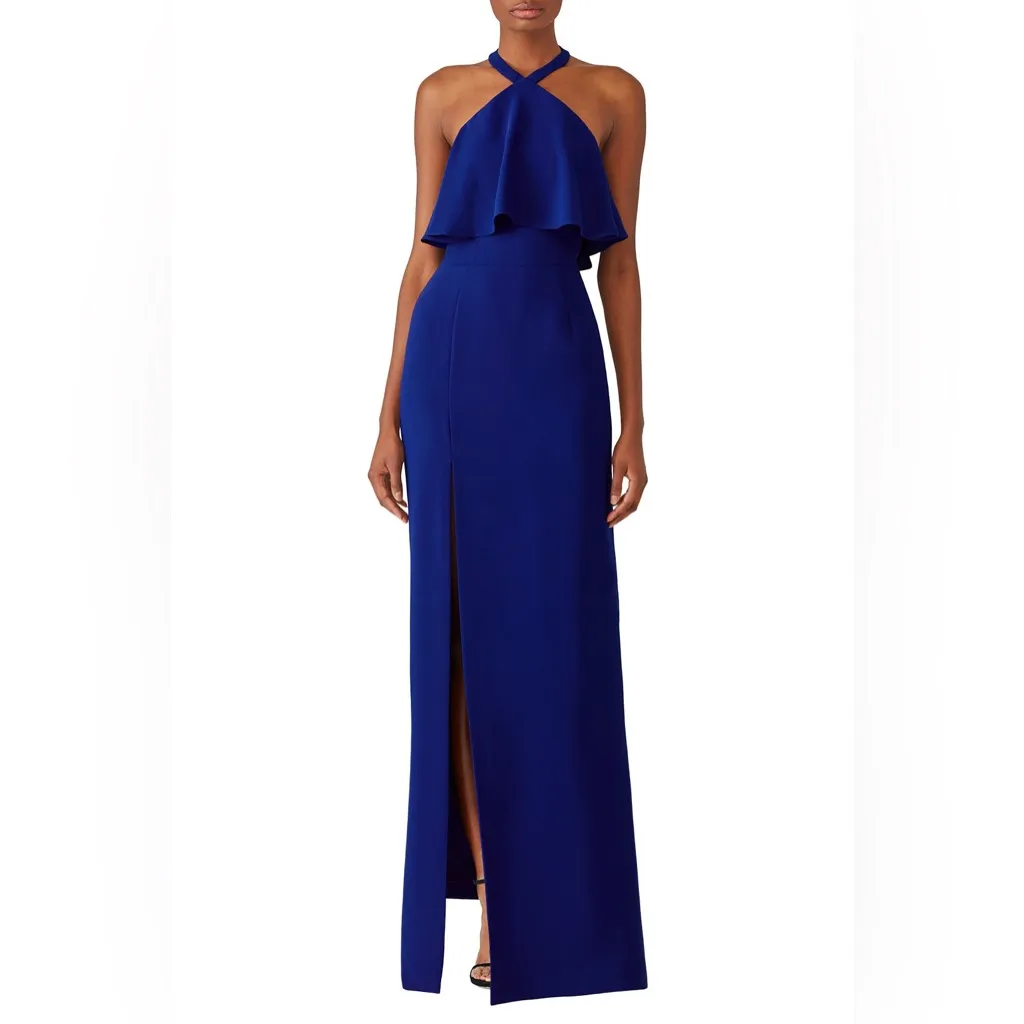 Amanda Uprichard Blue Piazza Gown Size XS‎ - Image 3
