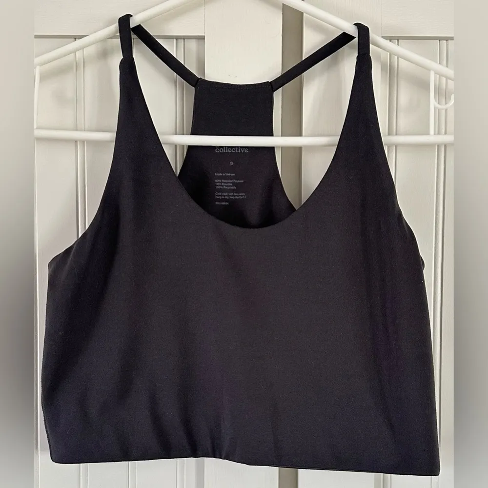 Girlfriend collective charcoal grey workout set size small - Image 4