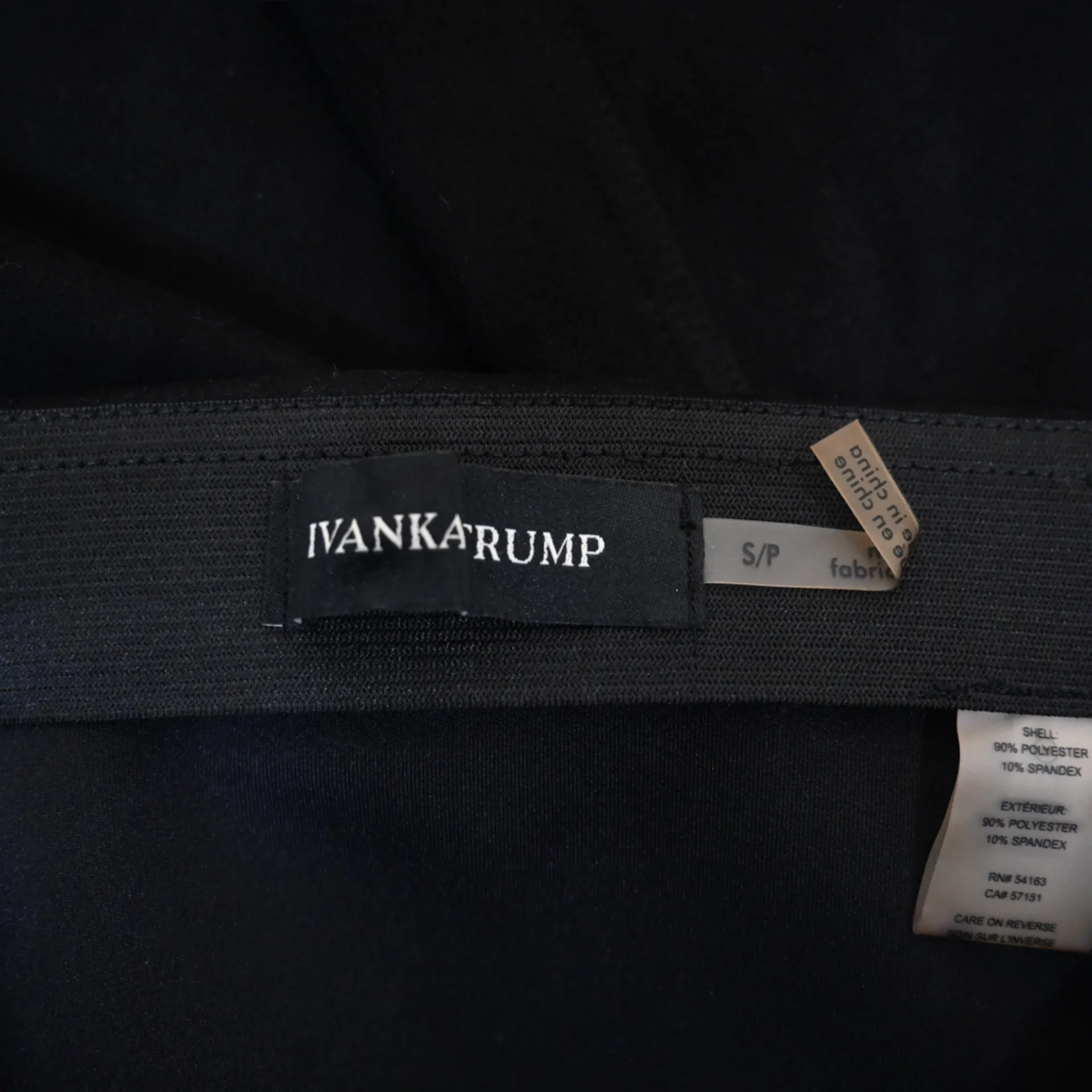 Ivanka Trump Women's S Black Faux Suede Pencil Skirt - Image 7