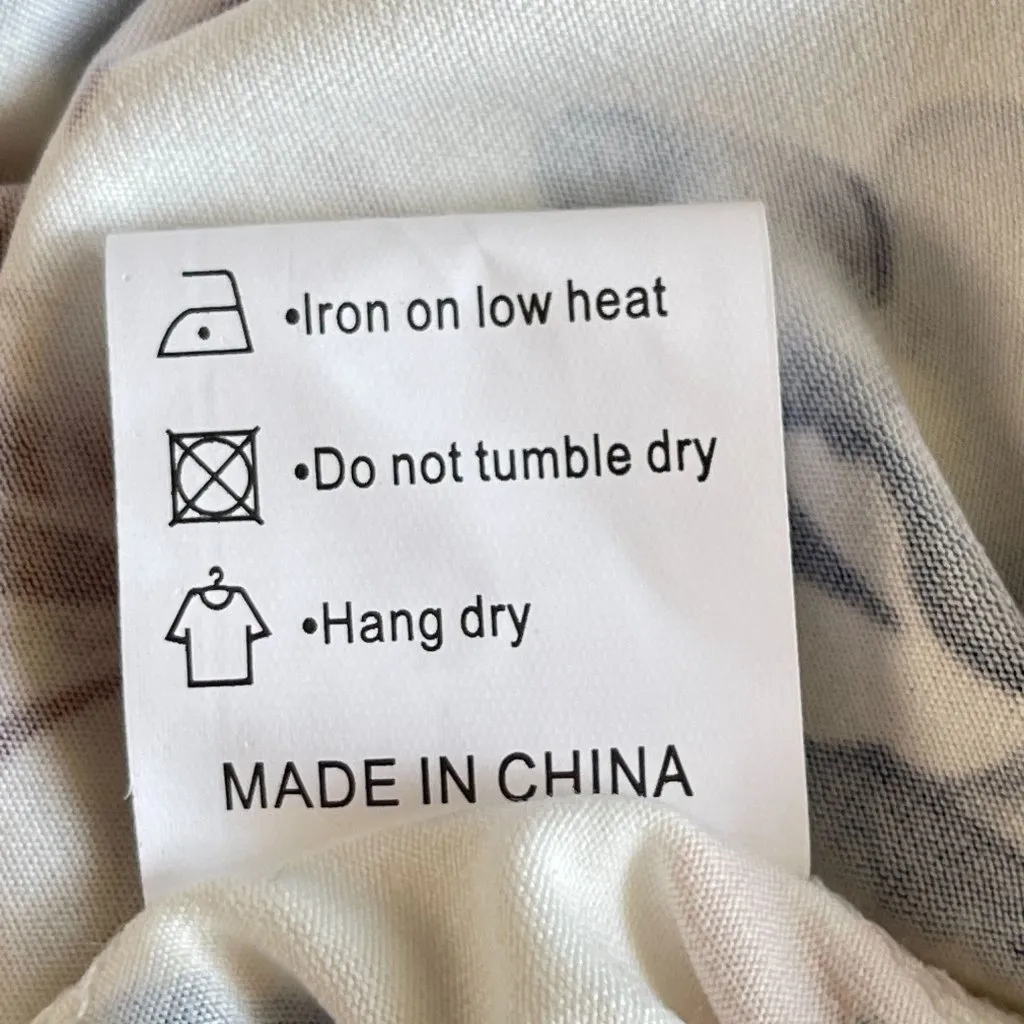 NEW Floral Shirt‎ Top Blouse Womens Size 16W White Pleated Short Sleeve Stretch - Image 15