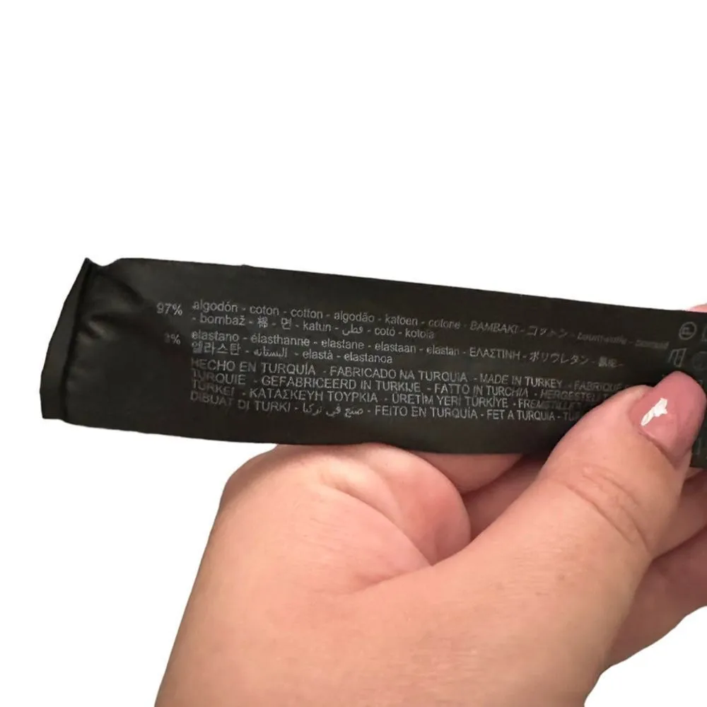 ZARA Patterned‎ Puff Sleeve Mini Dress Sz S - Image 5