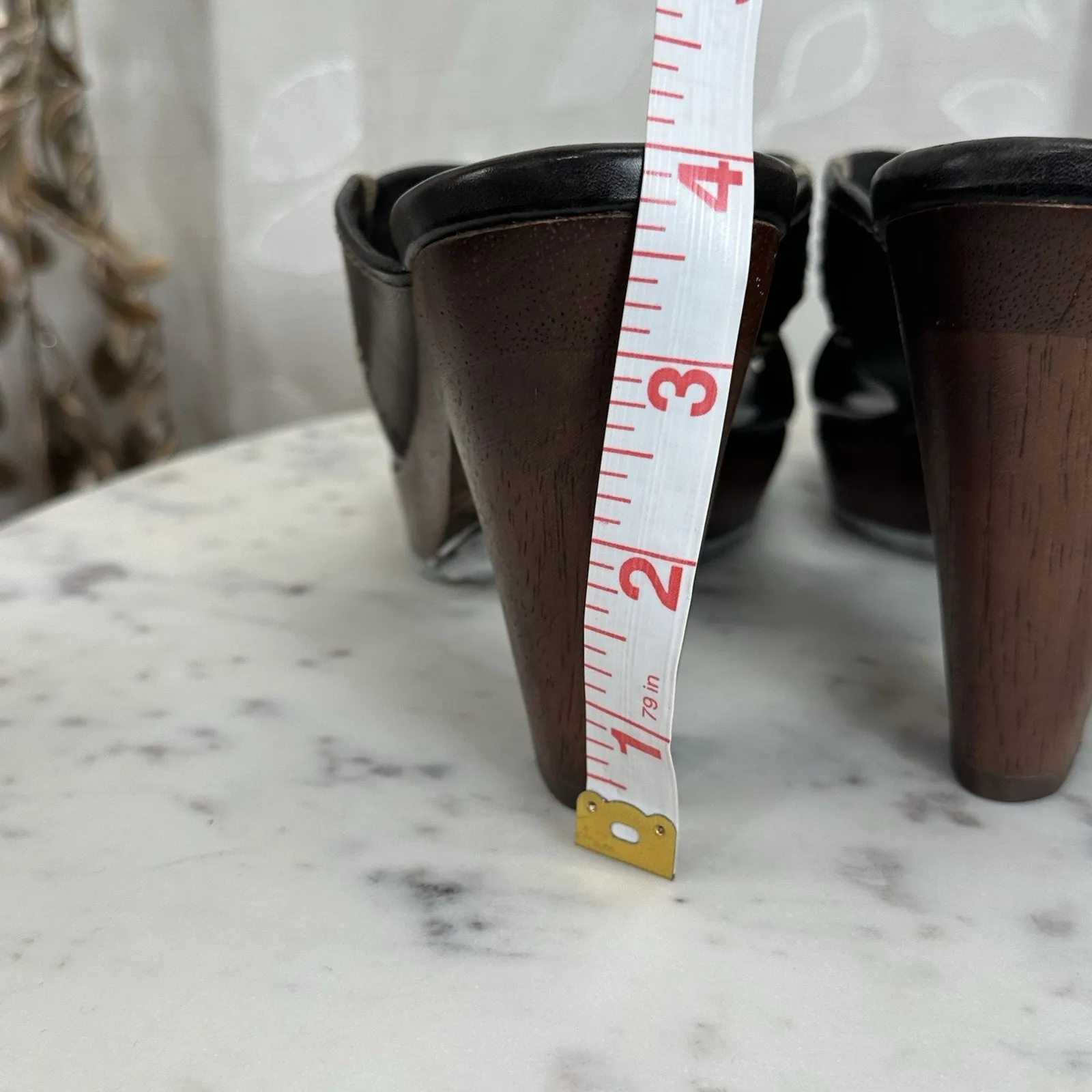 Cole Haan Womens Skylar Slide Open-Toe Cross‎ Straps Sandals Heels SZ 8 B - Image 11