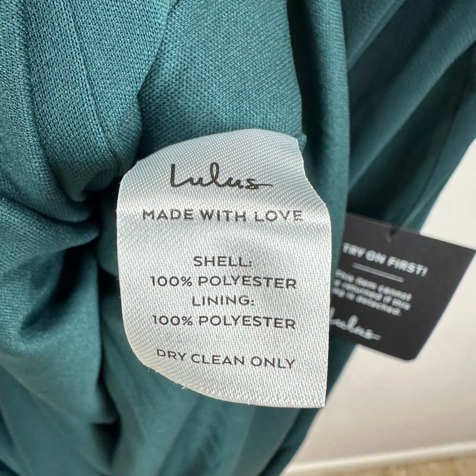 Lulus Thoughts of Hue Emerald Green Surplice Maxi Dress Formal Large NWT - Image 8