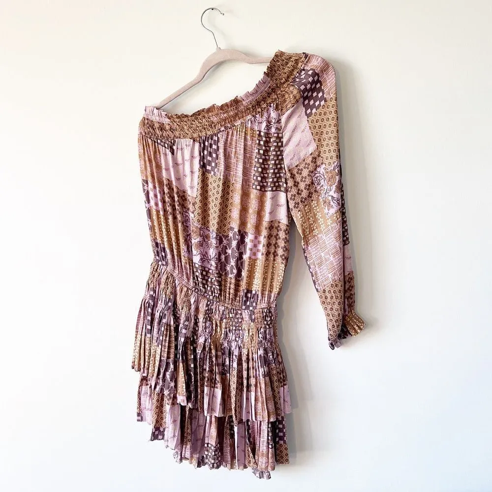 Anthropologie‎ current air one shoulder Palm Springs mini dress women’s size M - Image 4