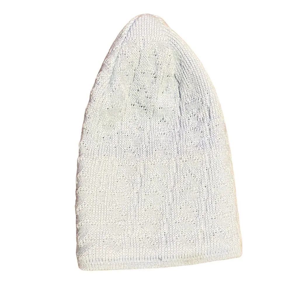 Sierra Designs Beanie Light Blue Hat Lined Soft Fabric Winter Fall Warm Comfy - Image 4