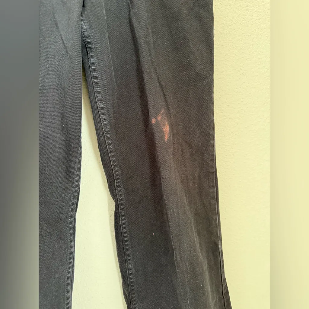 Vintage Lawman Black Denim High Waist Jeans, Size 7 - Image 3