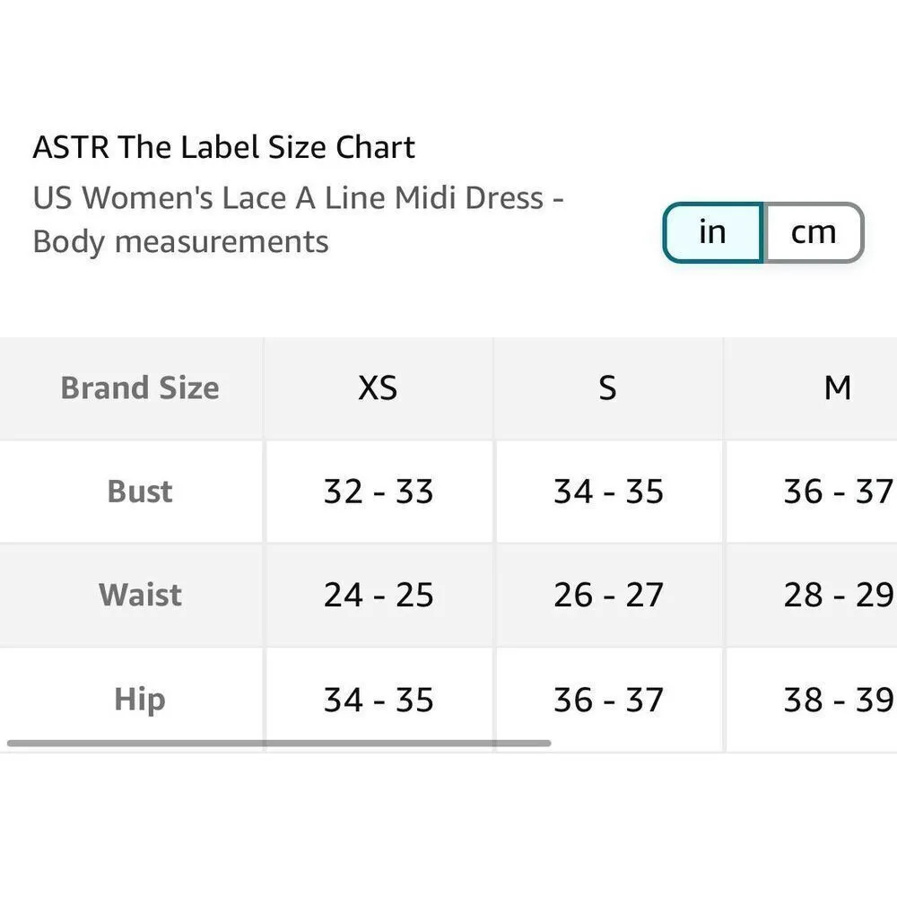 NEW White ASTR the label Lace A Line Midi Dress S - Image 9