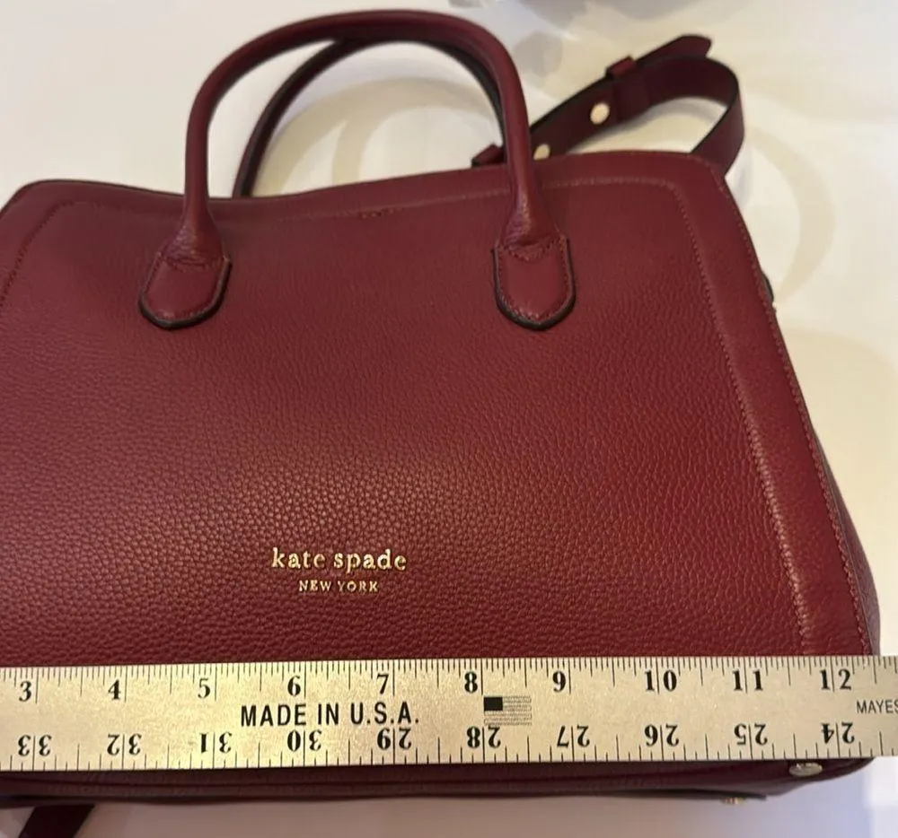 kate spade new york Knott Large Leather Satchel - Image 8