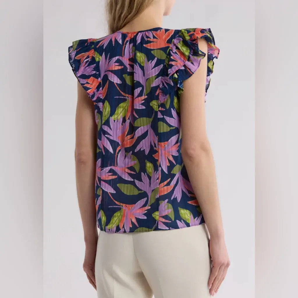 Ramy Brook  Orla Split Neck Top - Image 2