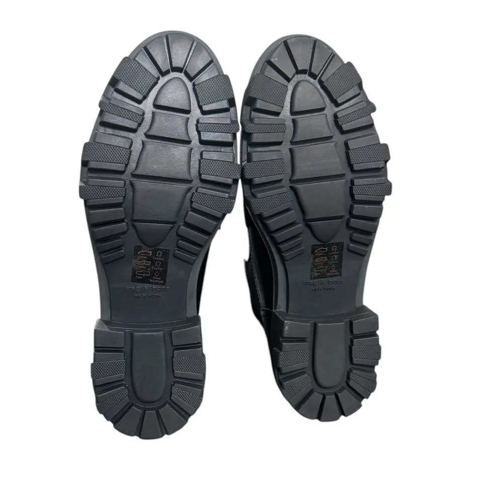 NIB! Rag & Bone Shiloh Lace-Up Leather Combat Boots - Size EU 39 / US 9 - Image 12