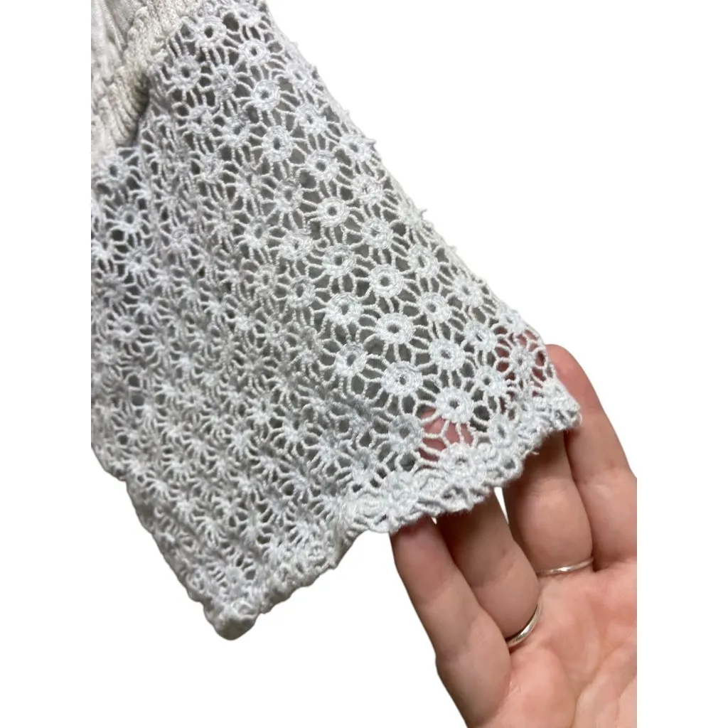 Soft Surroundings Linen Blouse Light Blue Size L - Image 8