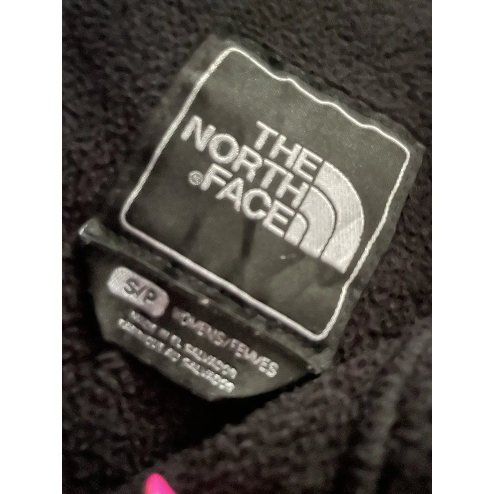 The North Face Solid Black Full Zip Denali Fleece Coat Jacket Small S - Image 2