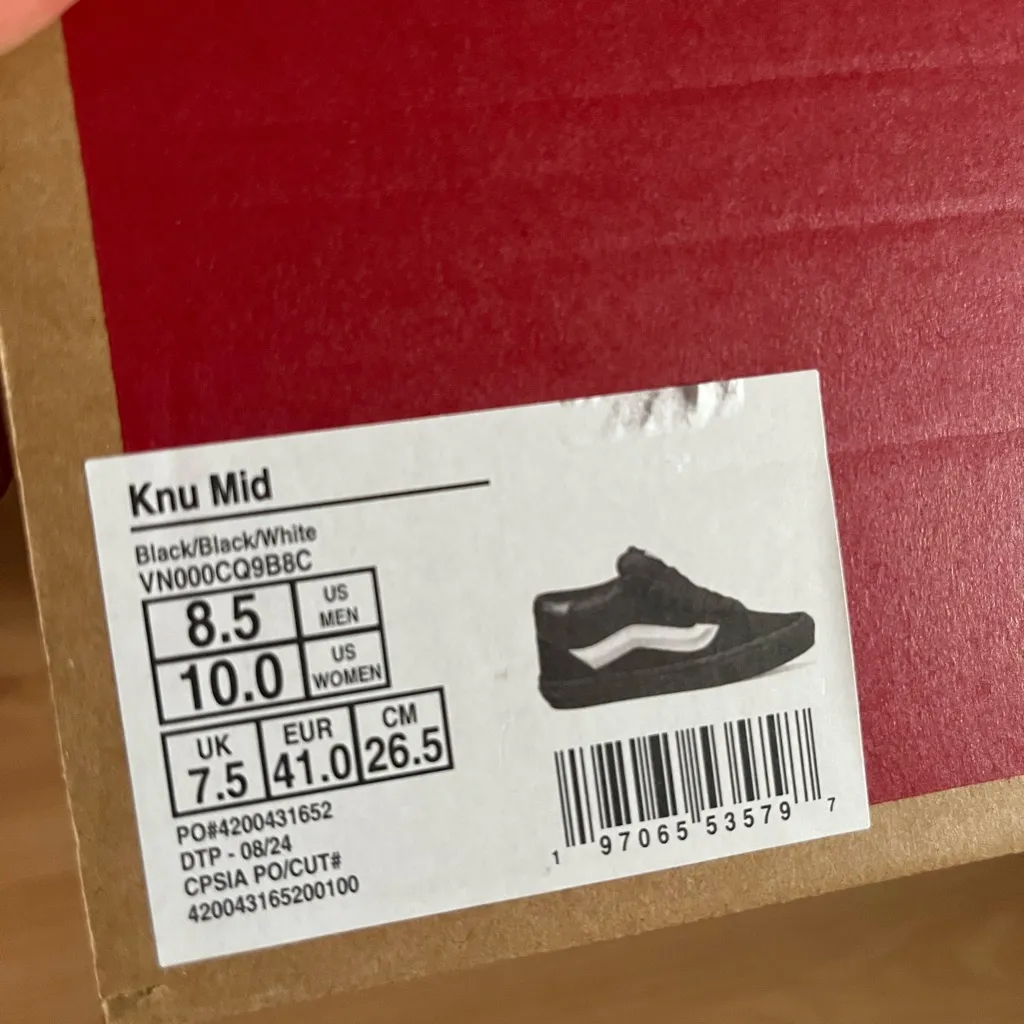 Vans KNU MID UNISEX - Skate shoes
Women 10.0 US Mens 8.5 US - Image 11