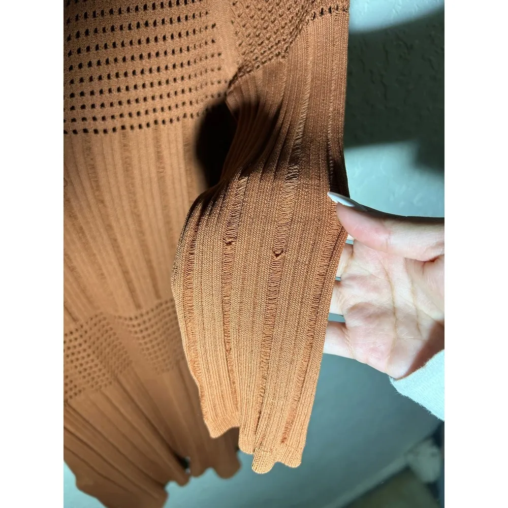 Sandro Paris Women’s Burnt Orange Top Size‎ 1 - Image 5