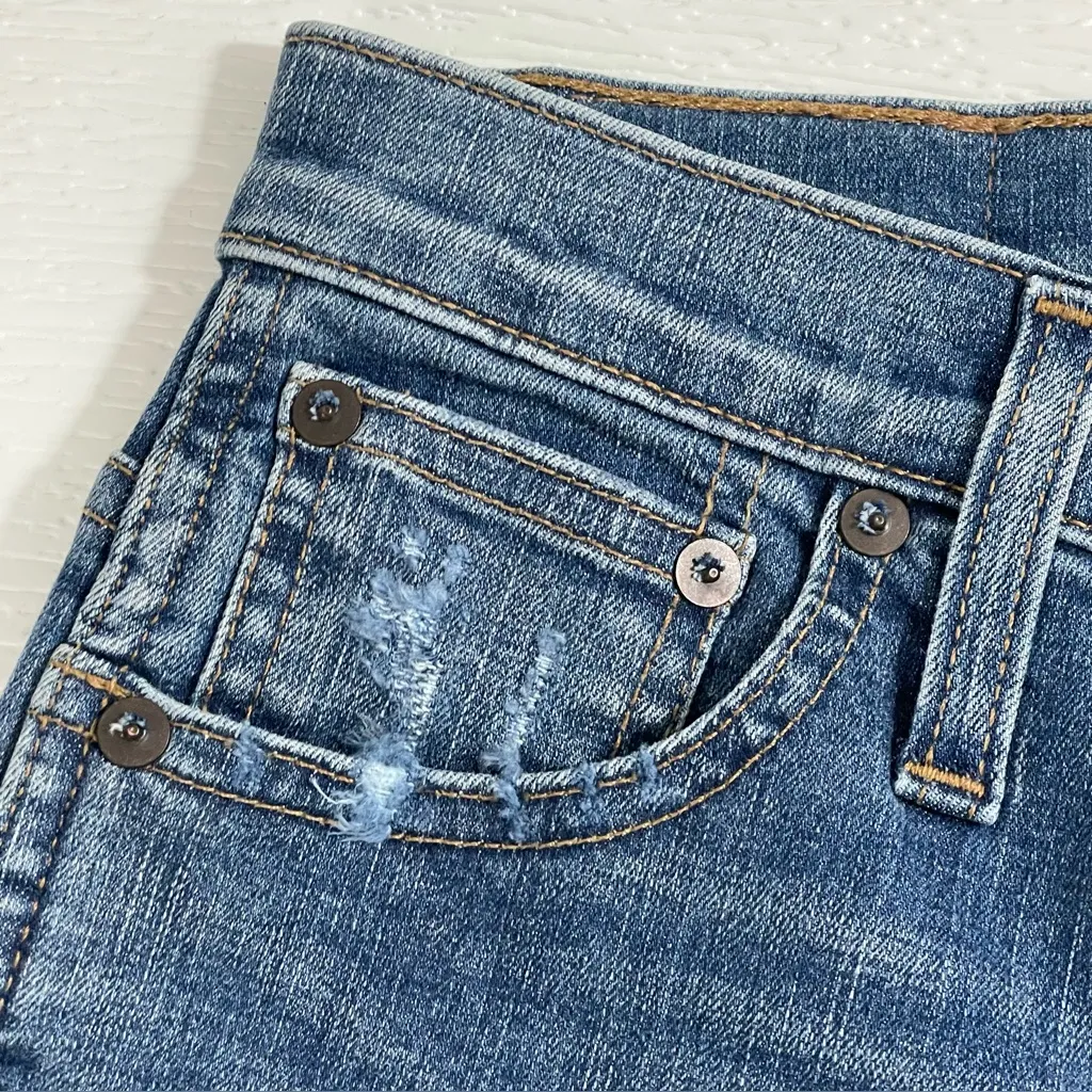 NWT Madewell 10" High Rise Skinny Jeans Drop Step Hem Size 25 Denim Style J9400‎ - Image 7