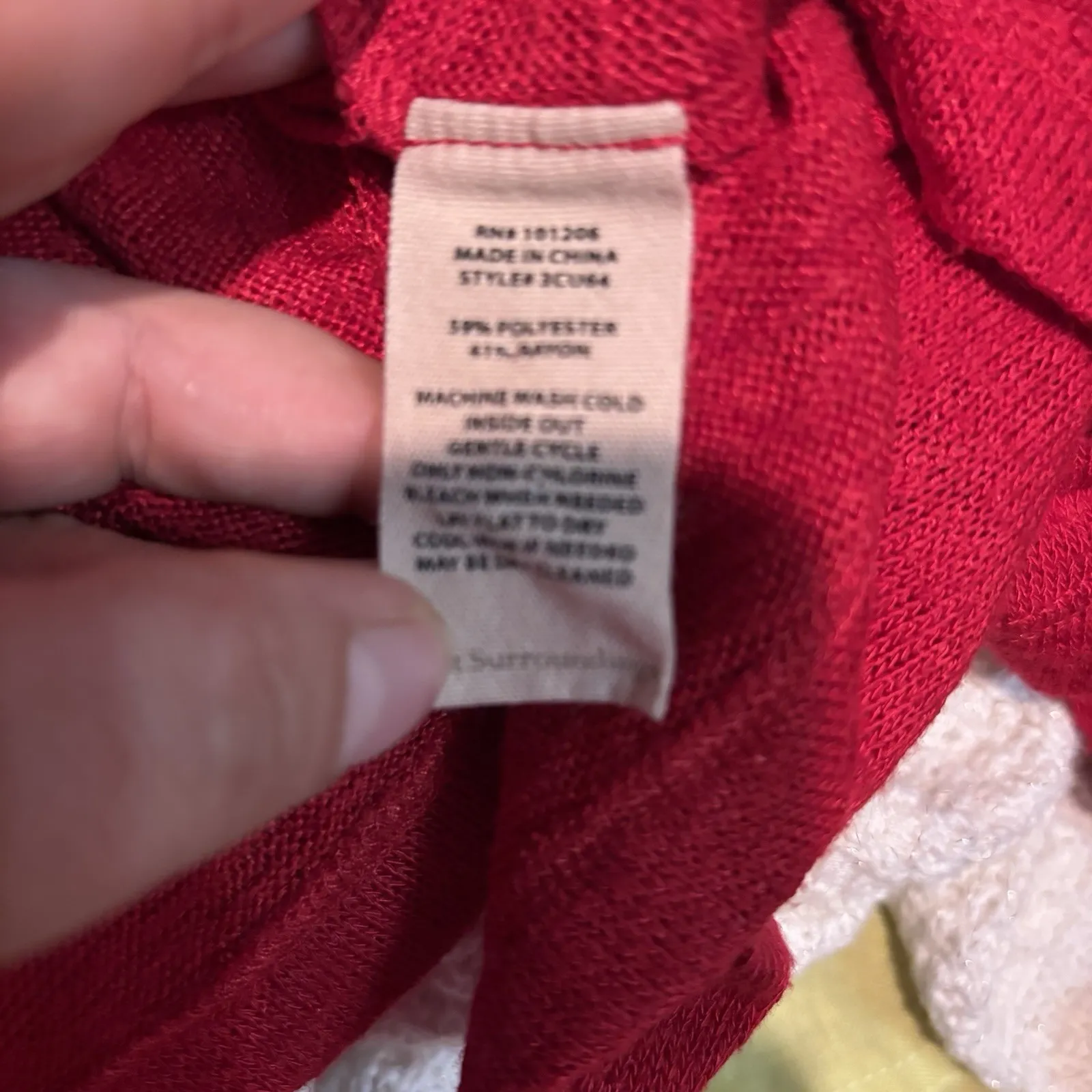 Soft Surroundings Women's  Valentina Zip Sweater Sangria‎ Red Size petite Xl - Image 6