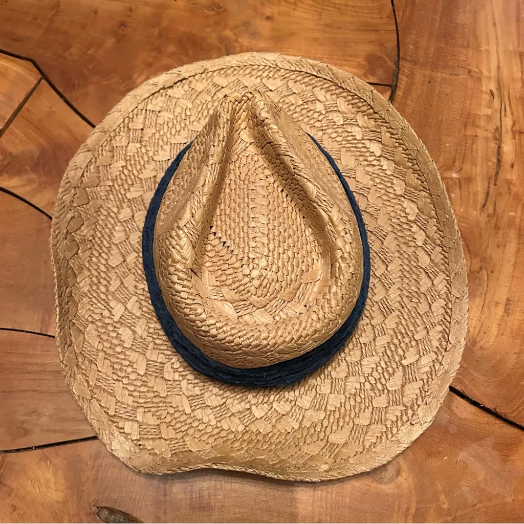 Wheat Straw Broner Hat Country Cowgirl Southern Style Ladies One Size Adult Tan - Image 4