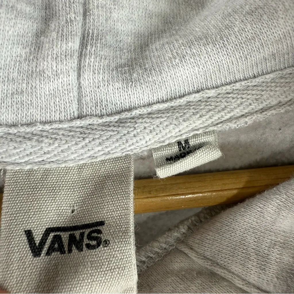 VANS Sidewall Stamp Off The Wall Women’s Crop Hoodie Size M - Image 3