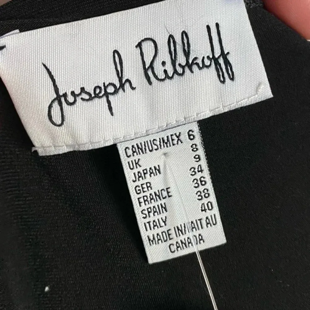 Joseph Ribkoff • NWT Solid Black Handkerchief Hem Tunic Blouse - Image 5