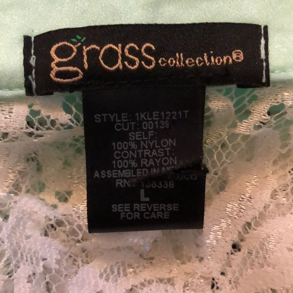 Grass Collection Sheer Lace Sleeveless Top Jrs L - Image 8