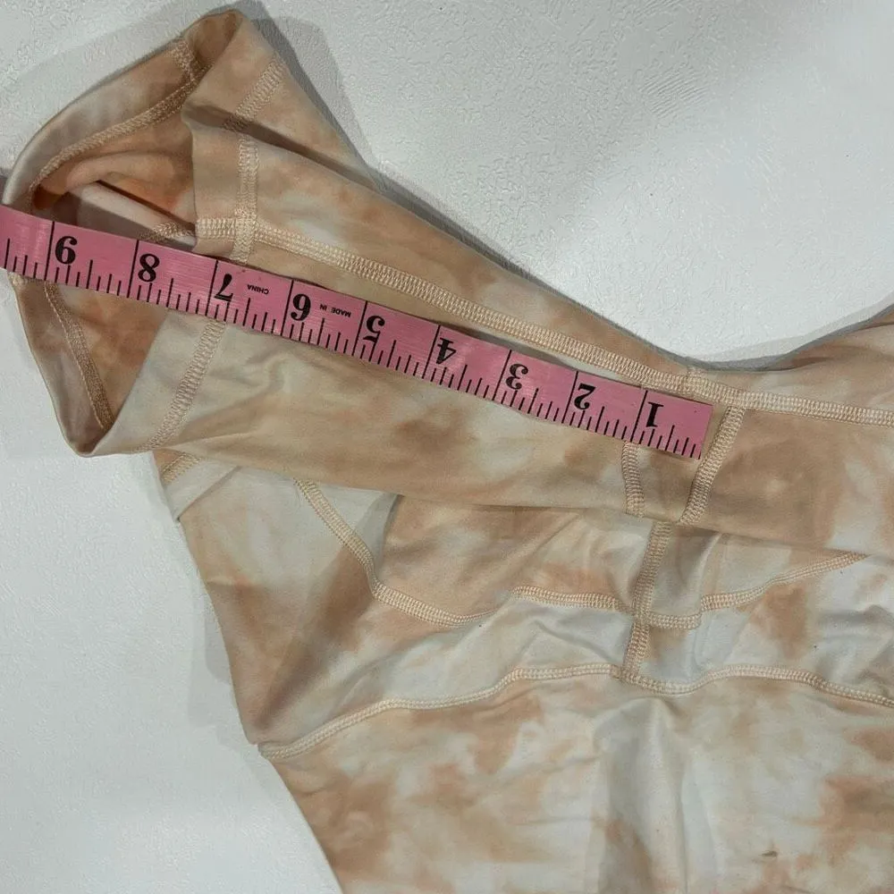 Offline by Aerie High Rise Bike Shorts Size Small Tie Dye Pocket Activewear - Image 5