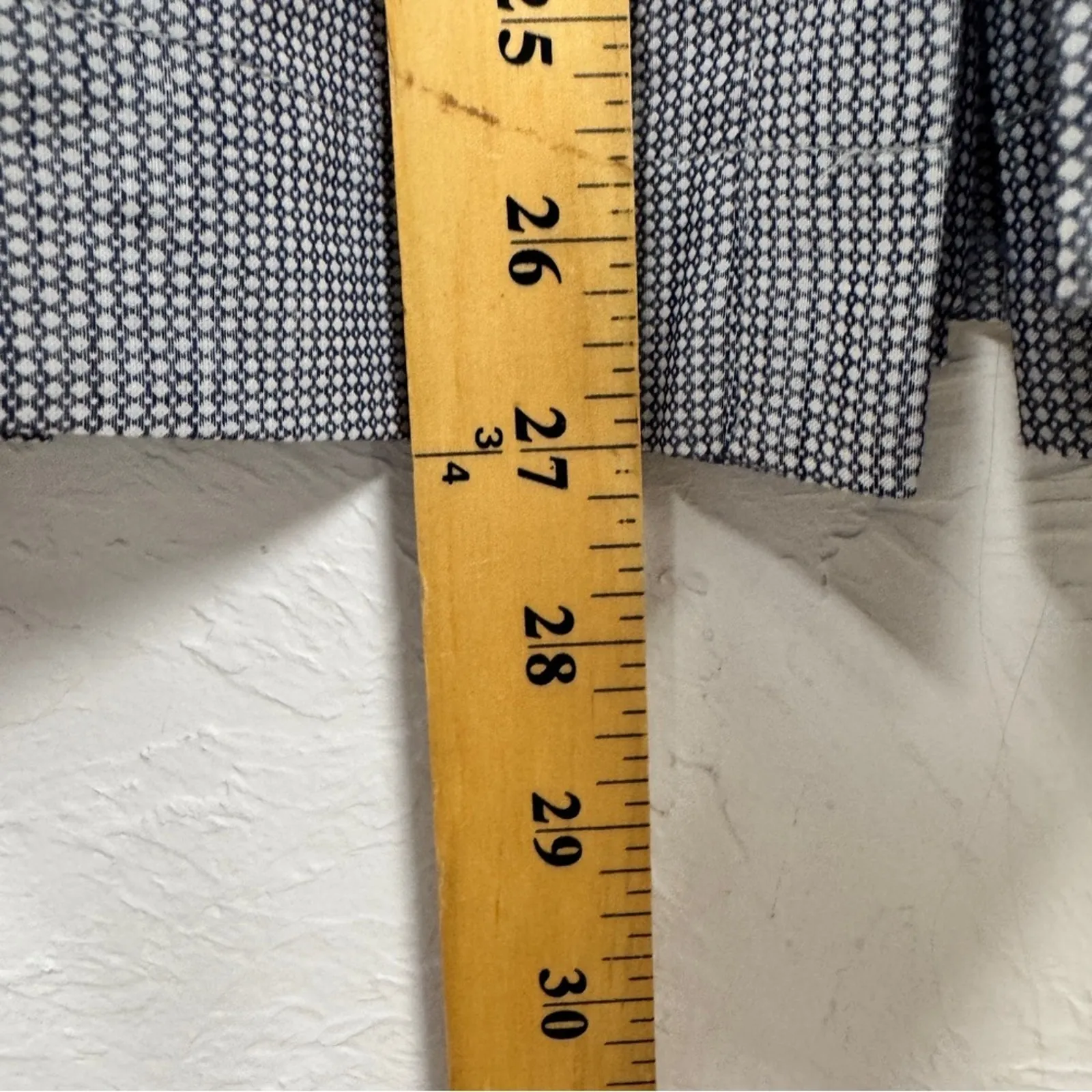 Gal Meets Glam Blue Micro Plaid Midi Dress Womens 00 Belted Trad Wife Classic - Image 11