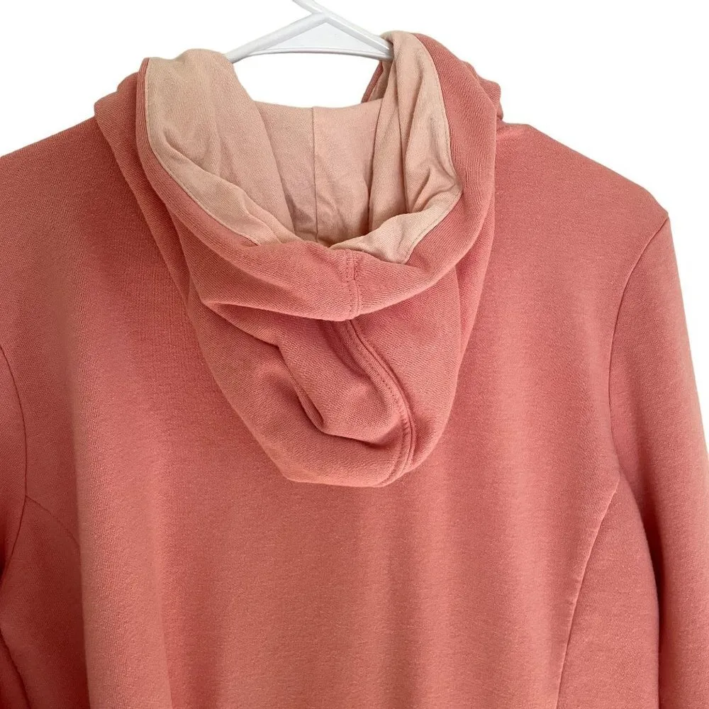 The North Face peach hoodie sweater pullover fleece comfortable top cotton - Image 8