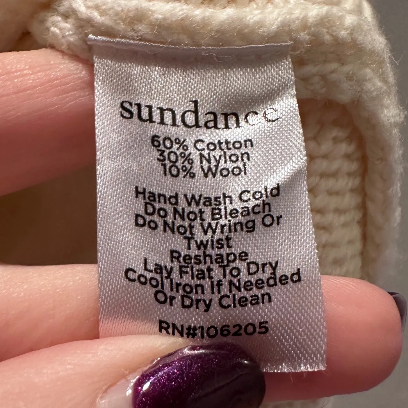 Sundance Eloise Fair Isle Sweater Wool Blend Cream Burgundy Cozy XS - Image 6