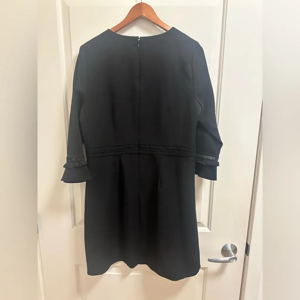 Ann Taylor Lacy Ruffle Doubleweave Dress Size 12 - Image 5