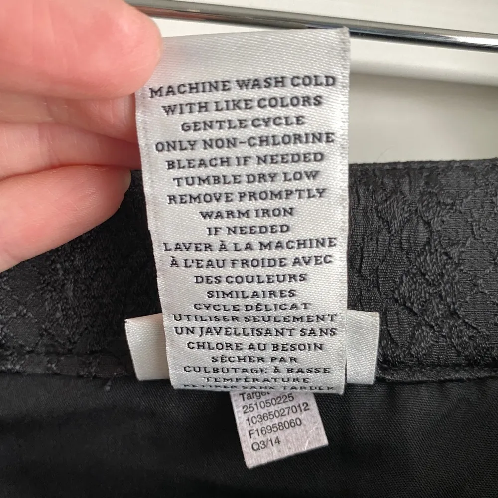 Altuzarra Target Pencil Skirt with Slit Size 10 Black Snakeskin - Image 8