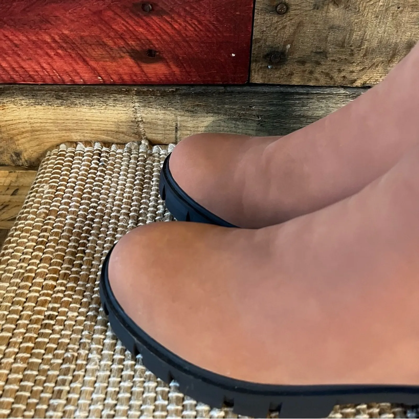 Shoe Republic LA Brown Platform Boots Size‎ 7.5 - Image 4