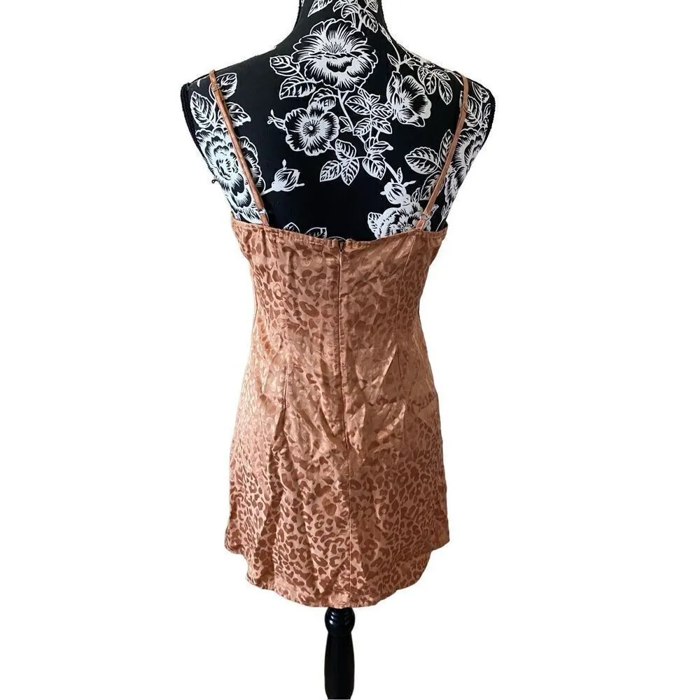 Urban Outfitters Leopard Print Cocktail Mini Dress Party Sexy - Image 3