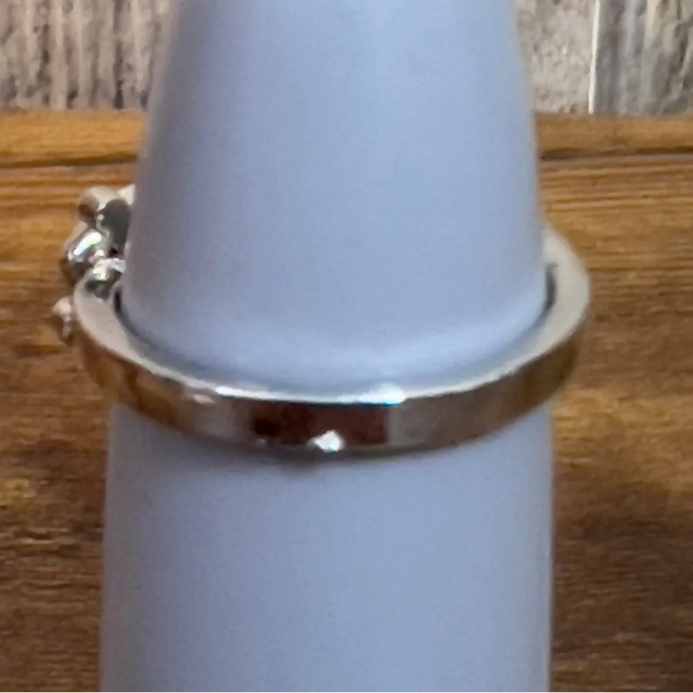 Opal Turtle Adjustable Ring Costume Jewelry inscribed Always & forever - Image 3