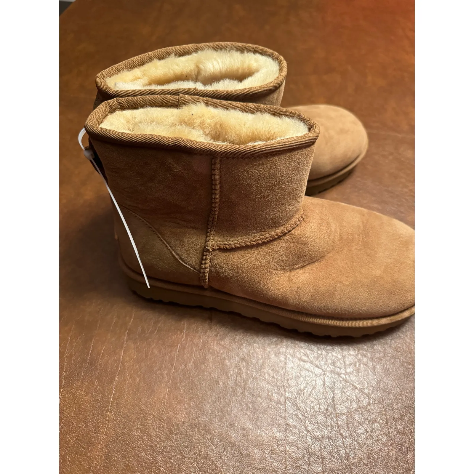 UGG CLASSIC MINI size 10 Color: Chestnut Brown - Image 5