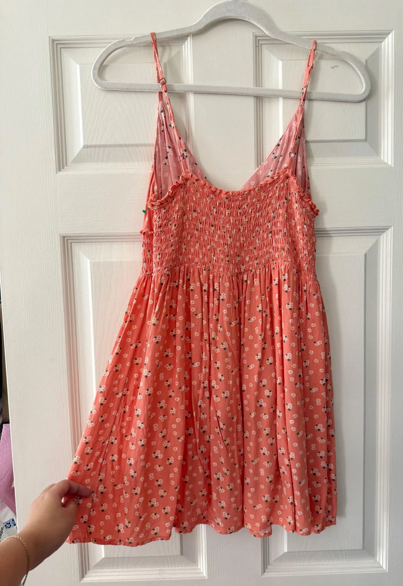 Aeropostale Pink Floral Mini Dress - Image 3
