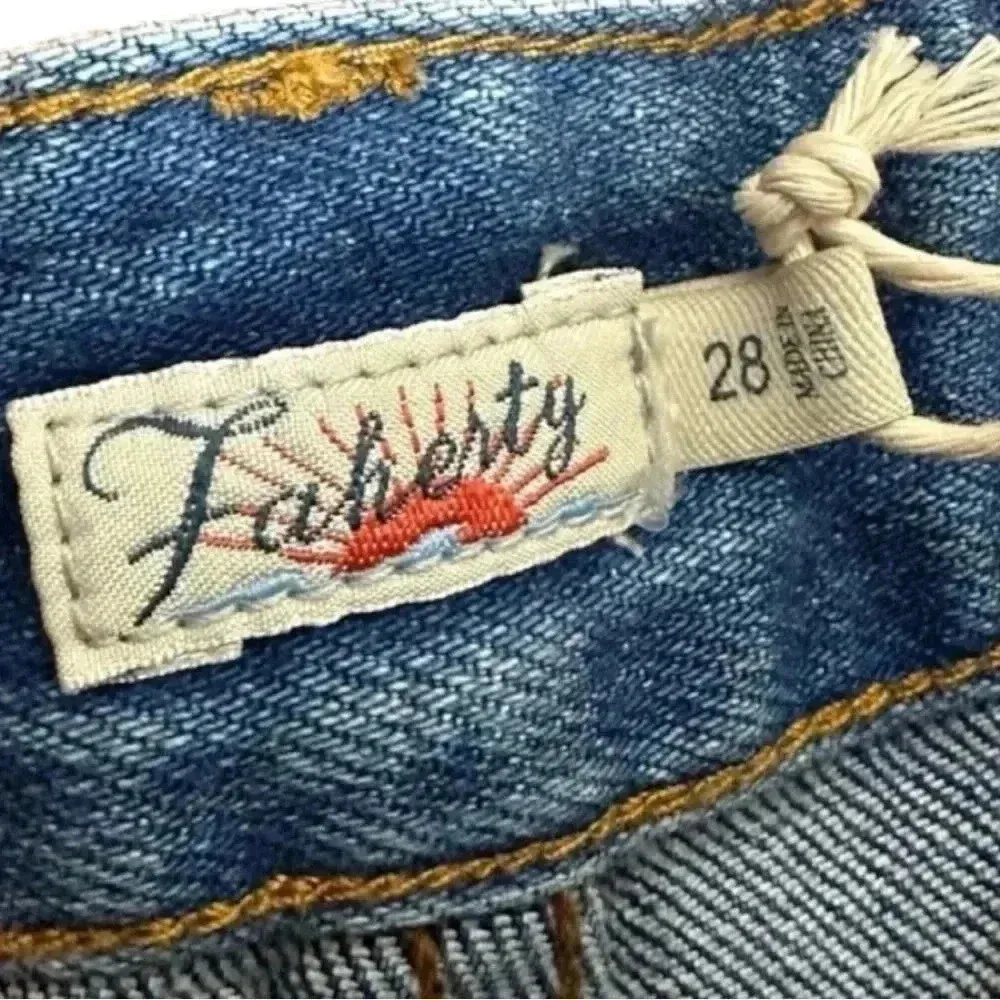 NWT Faherty Rover Straight Leg High Rise Jeans Size 28 - Image 5