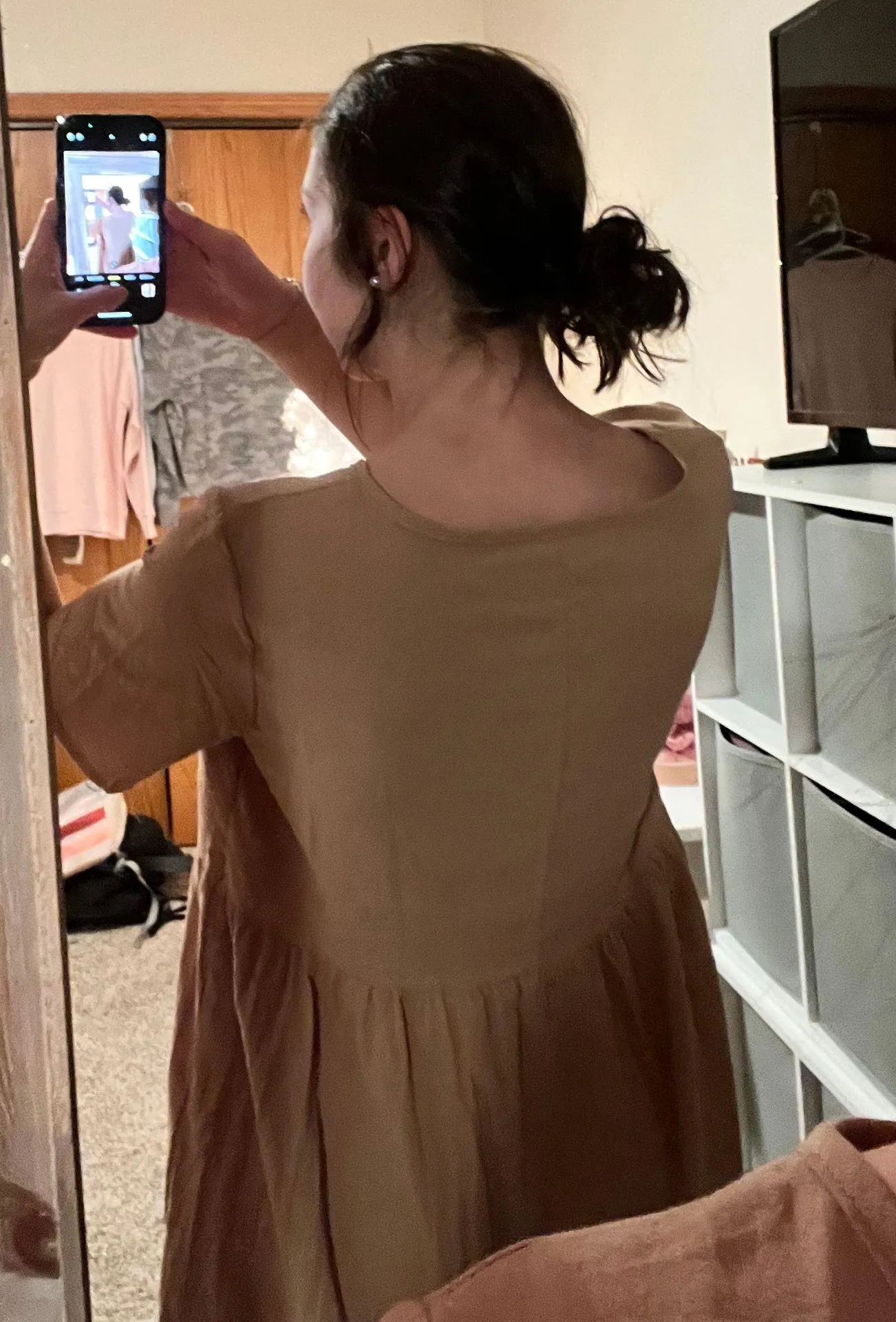 Emery Rose Tan Maxi Dress - Image 3