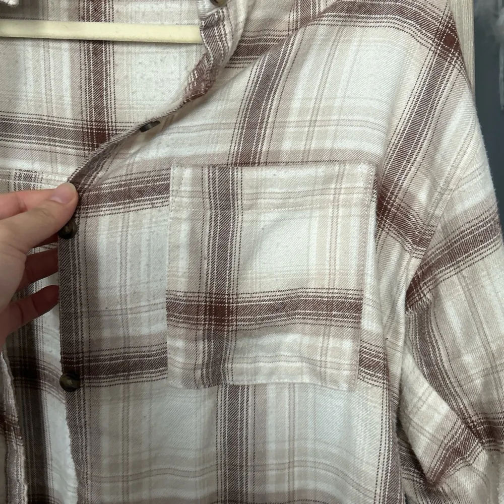 Plaid Button-Up Shirt - Image 2