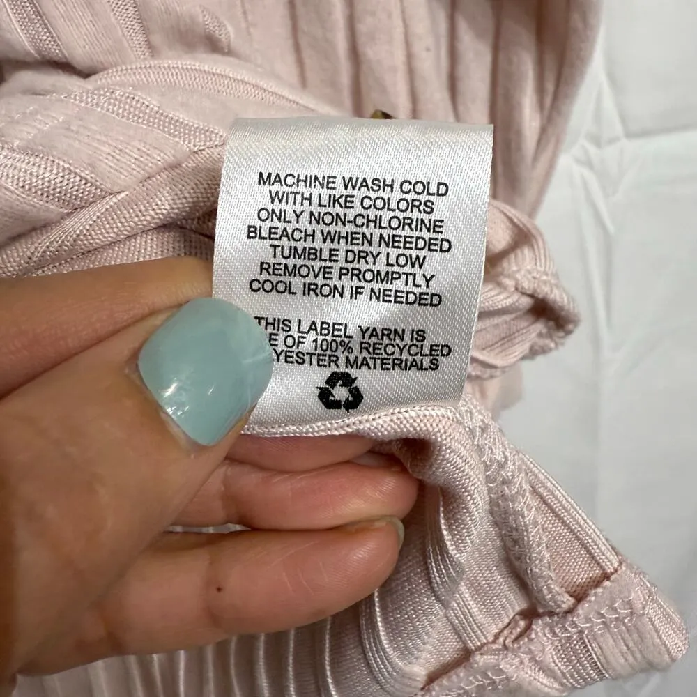 Hippie Rose Blush Pink Knot Front Top Sz 2X NWT - Image 7