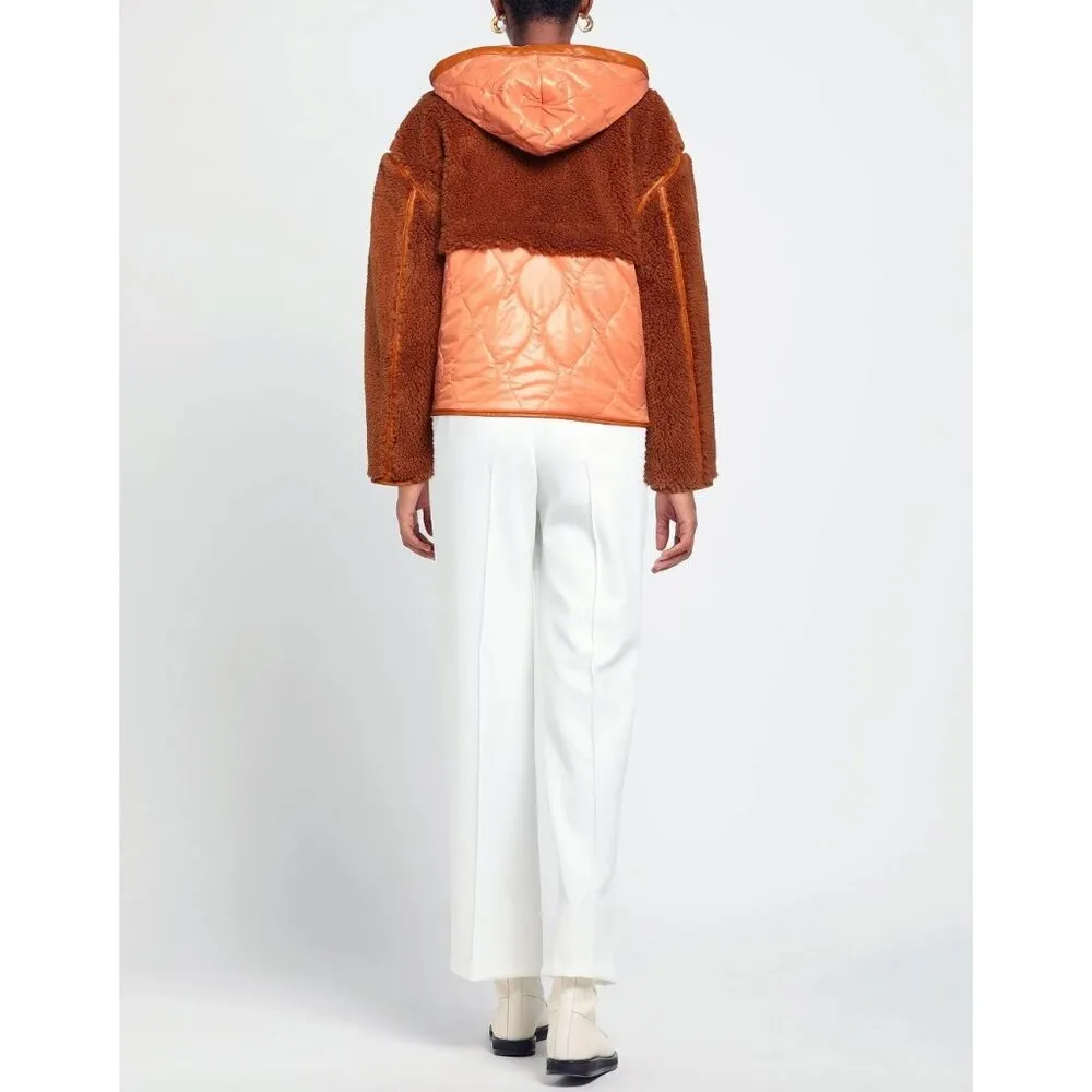 Forte Forte Reversible Teddy Coat Rust Orange Womens Size II Small 6 - Image 2