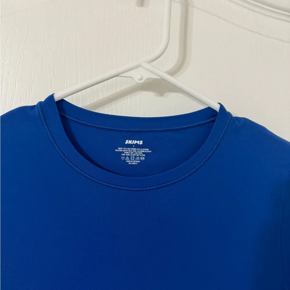 Skims Fits Everybody Long Sleeve Crewneck Dress L - Image 5