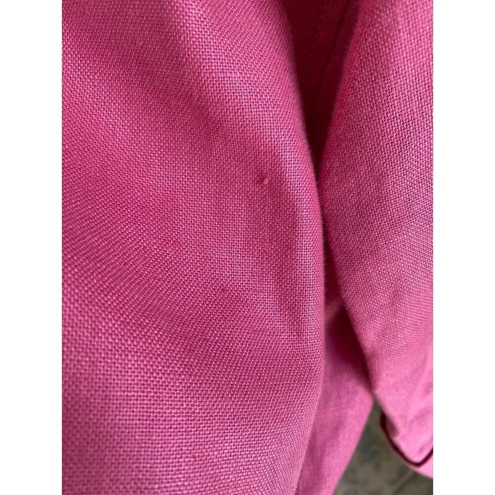 Handmade 100% Linen Berry Jacket Cottagecore Prairie Light Academia Spring Boho - Image 10